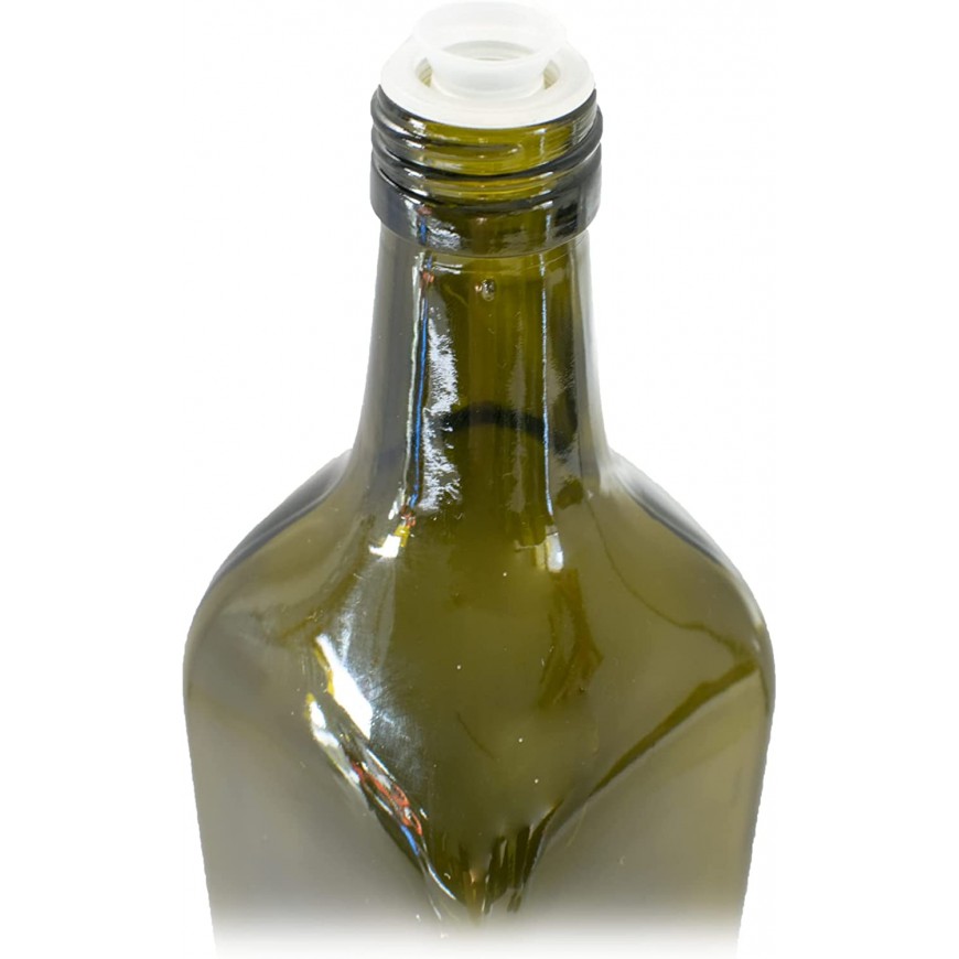 Bottiglie Vetro Costolate Bottiglie In Vetro Da 1 Litro - Set Da 12 Con Tappo Ermetico, Stile Vintage Confezione 12 Bottiglie Vetro Riutilizzabili - 4
